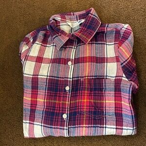 XS Old Navy Long Sleeved Plaid Shirt